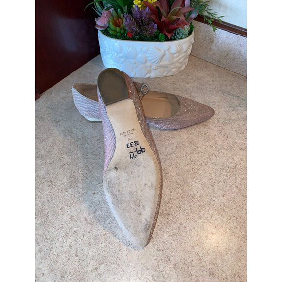 Kate Spade New York Womens Shoes Kate Spade Mallory Pointed Toe Flats Size 8 - Picture 5 of 7